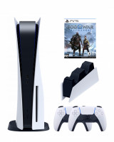Игровая приставка Sony PlayStation 5 (3-ревизия)+2-й геймпад+ДОК-станция+God of War: Ragnarok(диск)
