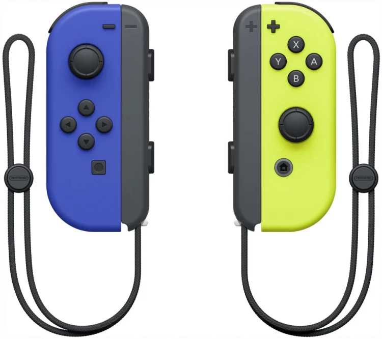 Геймпад Nintendo Switch Joy-Con controllers Duo, синий/желтый