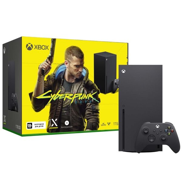 Игровая приставка Microsoft Xbox Series X + Cyberpunk 2077