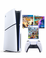 Приставка Sony Playstation 5 slim 1 Tb+3 игры