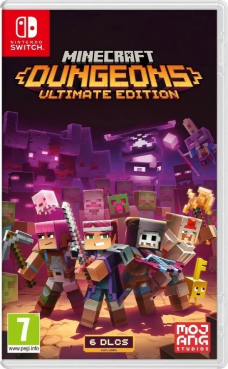 Игра Minecraft Dungeons Ultimate Edition (Nintendo Switch, Русские субтитры)