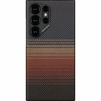 Чехол PITAKA MagEZ Case 4 для Samsung S24 Ultra, принт закат (Sunset)