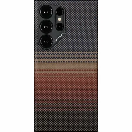 Чехол PITAKA MagEZ Case 4 для Samsung S24 Ultra, принт закат (Sunset)